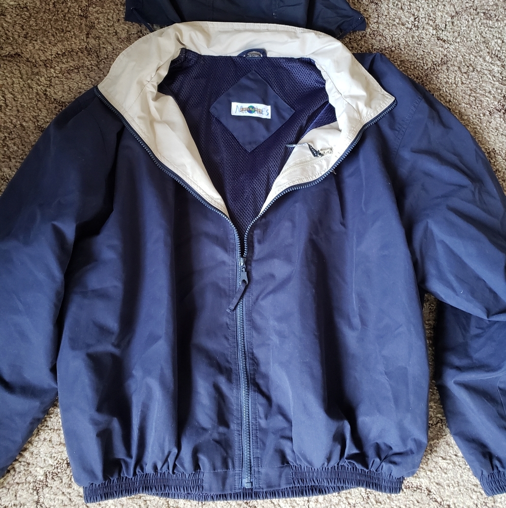 UNIVERSAL Studios XL Navy Blue W/ Hideaway Hoodie